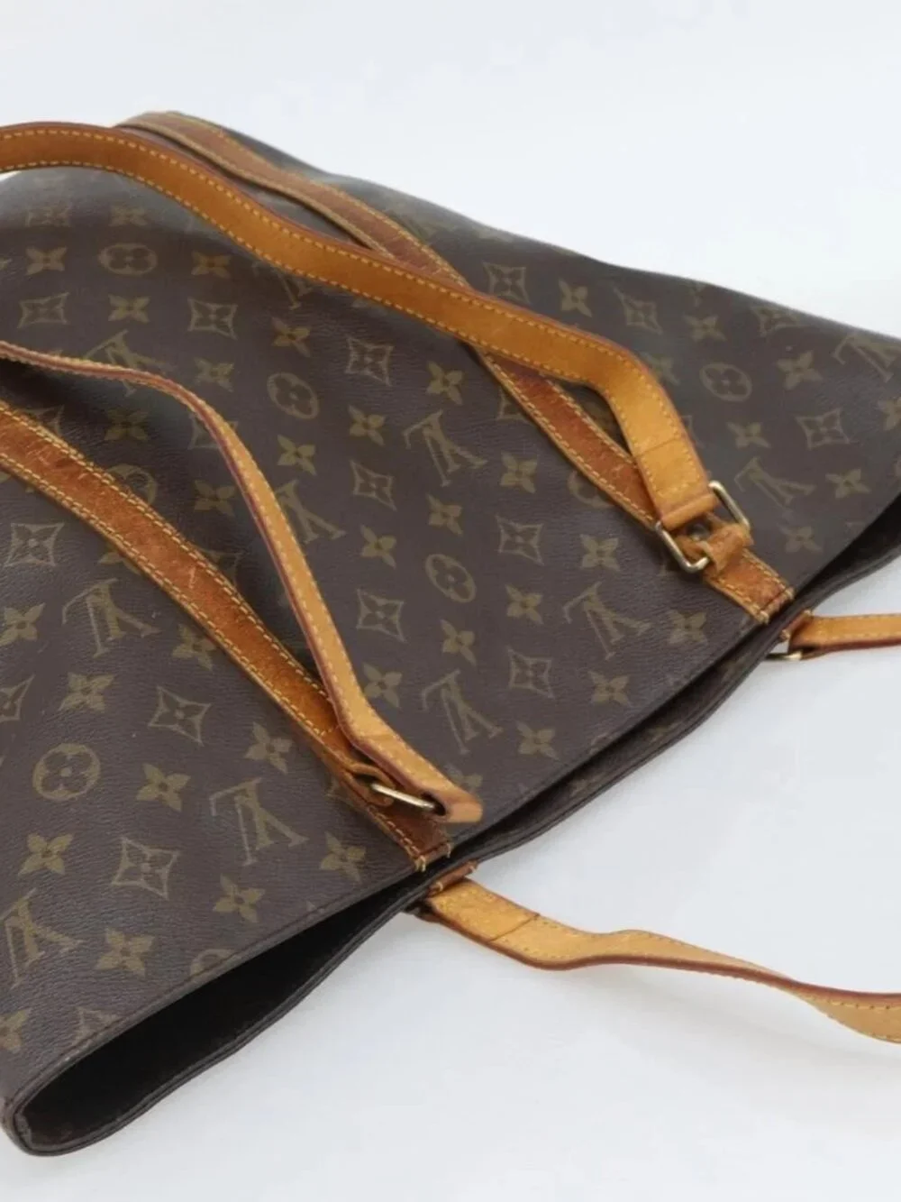 LOUIS VUITTON Monogram Sac Shopping Tote Bag M51108 LV Auth bs35832